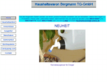 Tablet Screenshot of bergmann-tg.de